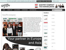 Tablet Screenshot of en.easypet.com.pl